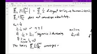 The Alternating Series Test