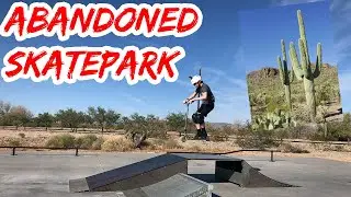 HIDDEN SKATEPARK IN DESERT *ABANDONED*