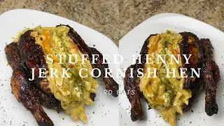 Фаршированные корнуэльские куры Hennessy Jerk с пастой раста! Быстрый и простой ужин! 🤤￼