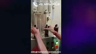 Semi-Automatic volumetric Filling Machine , Syrup filling machine , Small Batch Filling, #filler