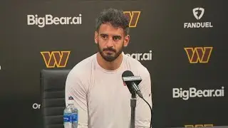 FULL PRESSER: Commanders QB Marcus Mariota speaks after practice