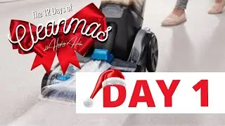WASHING / CLEANING THE CARPETS [DAY 1] - 12 DAYS OF CLEANMAS - USING MY VAX PLATINUM SMART WASH!