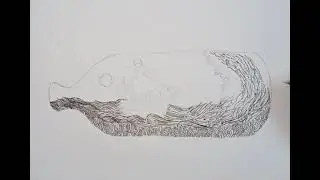 Ship inside a bottle drawing for begineers/ Mandala Art for begineers step by step/Zentangle Art