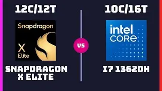Snapdragon X Elite (X1E-84-100) vs Intel Core i7-13620H &ndash; CPU Comparison | Which CPU is Faster?