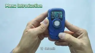 MST101 single gas detector - Operation Introduction!
