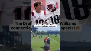 Drake Maye With the ABSOLUTE DOT to Kyle Williams