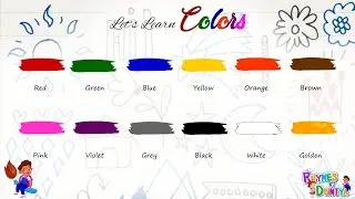 Learn Colors Name In English | Color Videos For Kids |  Learn to write colors name for Kids