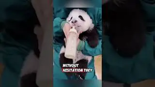 These zookeepers saved a panda cub after it was abandoned by its mother #rescue #panda