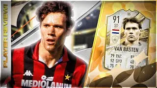 ICON 91 RATED MARCO VAN BASTEN PLAYER REVIEW - FIFA 23 ULTIMATE TEAM