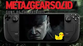 Metal Gear Solid 4 on Steam Deck | Lossless Scaling Testing
