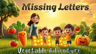 Missing Letters &ndash; Vegetable Adventure | Fun Spelling Game for Kids