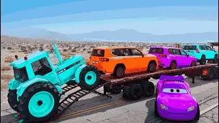 Tow Truck Throws Cars Into LAVA 😱 BeamNG Chaos LIVE
