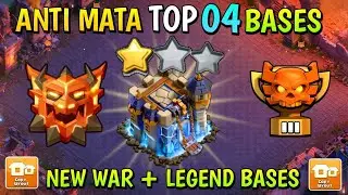 TOP 4 TH18 WAR BASE LINK| TH18 ONLY 1 STAR WAR & LEGEND BASE😎TH18 BASES COC🔥 TH18 WAR BASE LINKS🥵