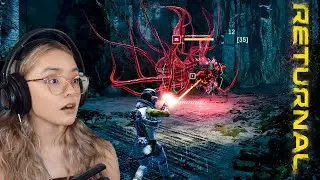 Returnal Part 2 Playthrough Reactions Gameplay 1st Biome Overgrown Ruins 4K 60 PS5