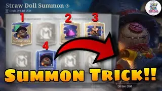 Cyclops Straw Doll Summon Trick!! | Mobile legends Straw Doll Summon