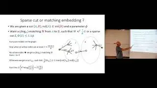 Lecture 11: Cut matching game + intro to suffix trees