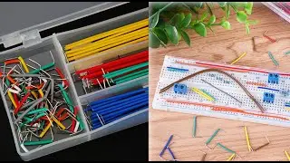 140 pcs U Shape Solderless Breadboard Jumper Cable Wire Kit for Arduino