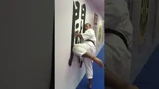 Roundhouse Kick Wall Drill | Karate Kick Technique कैसे सुधारें
