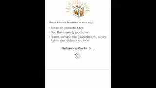 Geocaching Premium Membership Purchase Through the iOS Intro App