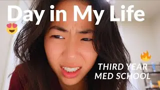 GRWM for a day in third year medical school - internal medicine rotation