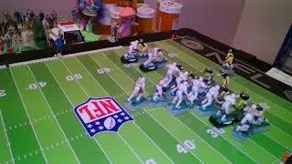 Watch the steel curtain comes hard to stop the tailback 