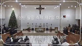 2025년 12월 31일- 성탄 팔일 축제 제7일 미사