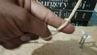 slip knot tying | how to tie slip knot | tying knot in depth