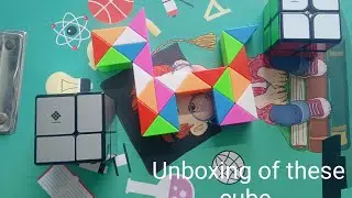 UNBOXING OF CUBELELO SNAKE CUBE AND 2&times;2&times;2 MIRROR CUBE