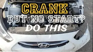 CRANK BUT NOT START.HYNDIA ACCENT NOT START, DIAGNOSIS PROBLEM AND FIX IT