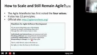 Part 1: Scaling Scrum with Hands-On Applicability