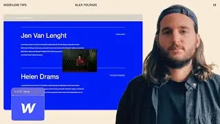Webflow Tips / Cr&eacute;er une animation avanc&eacute;e (3 niveaux d'animation)