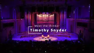 Meet the Thinker: Timothy Snyder | Bozar Brussels