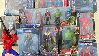 Unboxing Avengers Marvel vs Dc Batman Toys Colection unboxing Asmr /109 Superhero Toys
