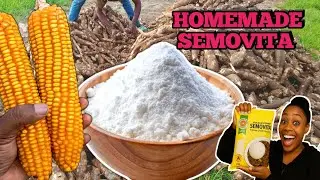Как приготовить семовиту дома из кукурузной и маниоковой муки