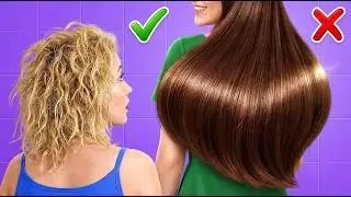 💇‍♀️ PROBLEMAS DE CABELOS LONGOS VS. CURTOS || Problemas Femininos Malucos, por 123 GO!