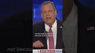 Trump called 'Donald Duck' by Chris Christie during second GOP debate #Shorts