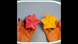 How to make an Origami Christmas star ✨?#shorts #origamistar #origamitutorial #music