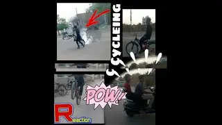 cycle pa lagi aag 😵 put the bicycle inside his #viral #youtuber #video