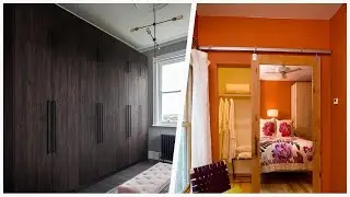 75 Mid-sized Brown Floor Closet Design Ideas You'll Love 🔴
