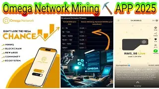 Omega Network ⛏️ APP 2025 /Full Details Review/How Create Account/Next Crypto 