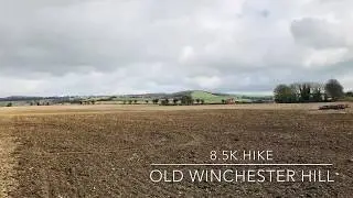 Hike up Old Winchester Hill in Hampshire U.K