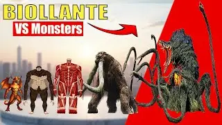 Biollante Parasite vs All Giant Monsters | Monster Size Comparison 2025
