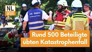 Großübung in Cottbus | Blitzeinschlag bei OpenAir - Hunderte Einsatzkräfte üben im Spreeauenpark