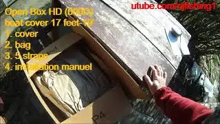 UnBoxing UPtriton Heavy Duty boat cover (600D waterproof UV resistant)