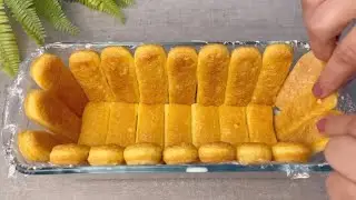 Ни ПЕЧИ, ни МУКИ! Самый вкусный десерт за 10 минут, которого вы еще не пробовали! 🤩