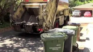 Marin Sanitary Service CCC Integrated Rear Loader Part 2