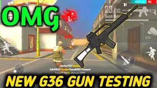 NEW GUN G36 | OB33 UPDATE - GARENA FREE FIRE || NEW G36 GUN TESTING