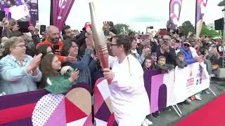 Le passage de flamme olympique dans l'Indre à Valençay, Issoudun, Déols et Châteauroux sur FranceTV