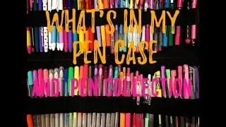 What's In My Pen Case & Pen Collection 🖊 📚 - TheJournalCeo