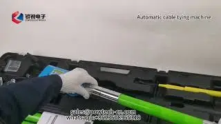 Automatic cable tying machine